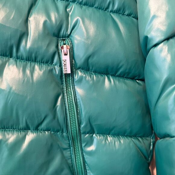 Guess Kelly Green shine puffer size L, NWT - Picture 9 of 16